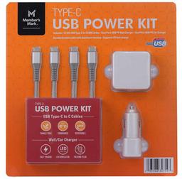 Refurbished Member's Mark Type-C USB Power Kit - Reebelo Ireland