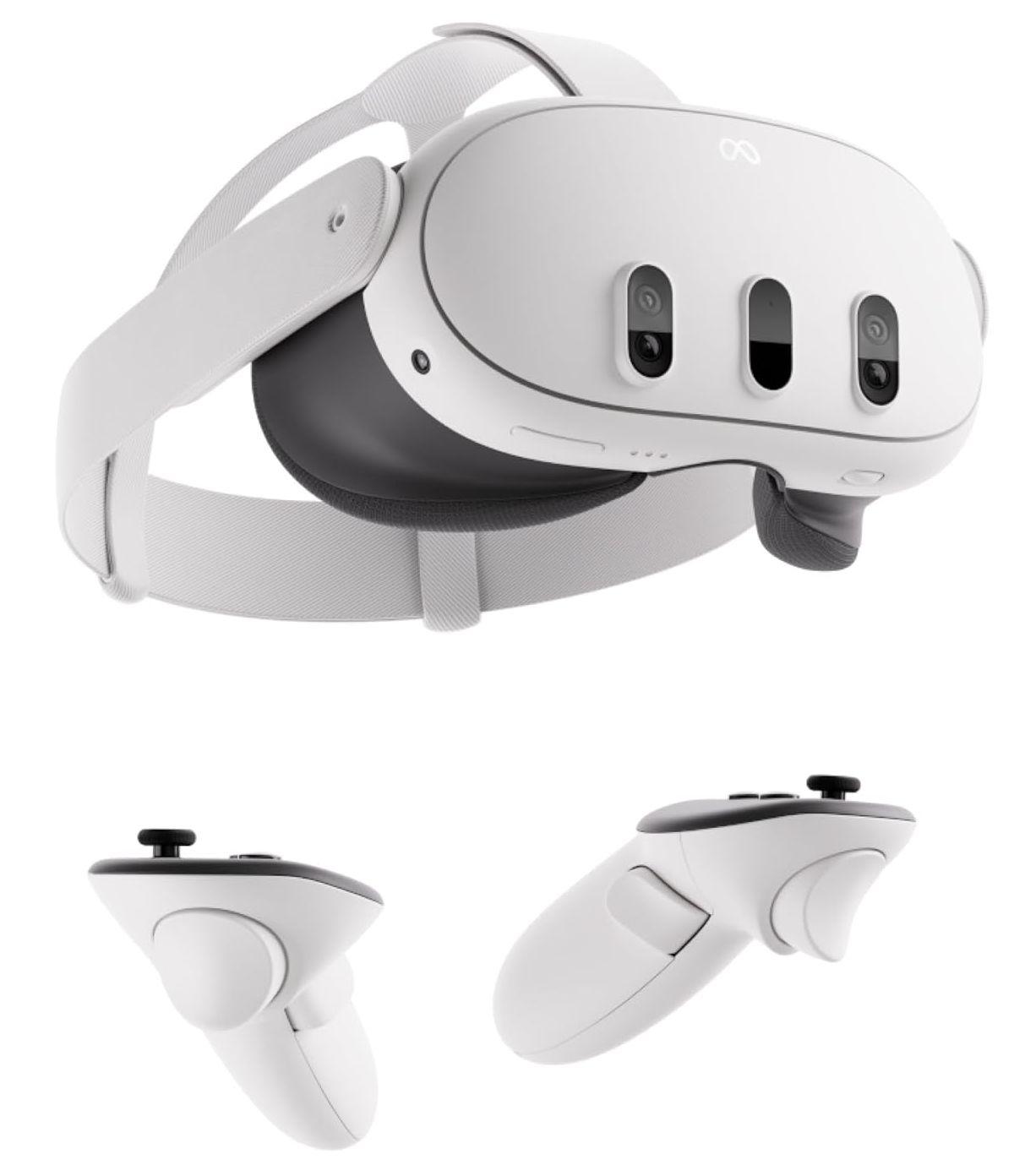 Refurbished Meta Quest 3 VR Headset Controllers & Charger - Reebelo Ireland