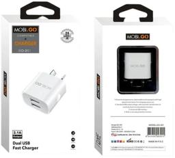 Refurbished Mobigo GO-301 Dual USB Power Adapter Wall Plug (NZ / AU) - Reebelo Ireland