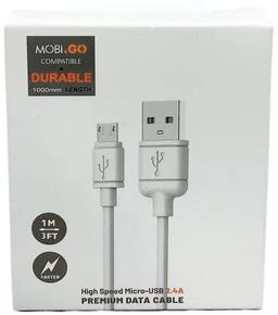 Refurbished Mobigo Micro USB Charger Cable (1M) - Reebelo Ireland