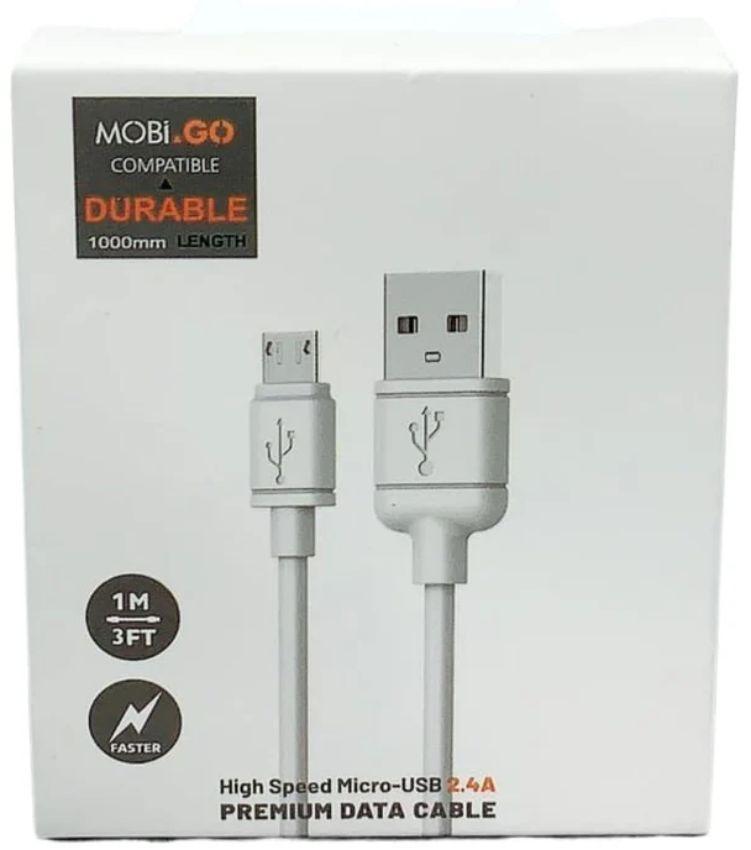 Refurbished Mobigo Micro USB Charger Cable (1M) - Reebelo Ireland