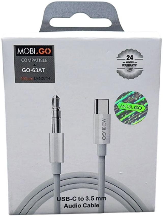 Refurbished Mobigo Type-C To 3.5mm Aux Audio Adapter Cable (GO-63AT) - Reebelo Ireland