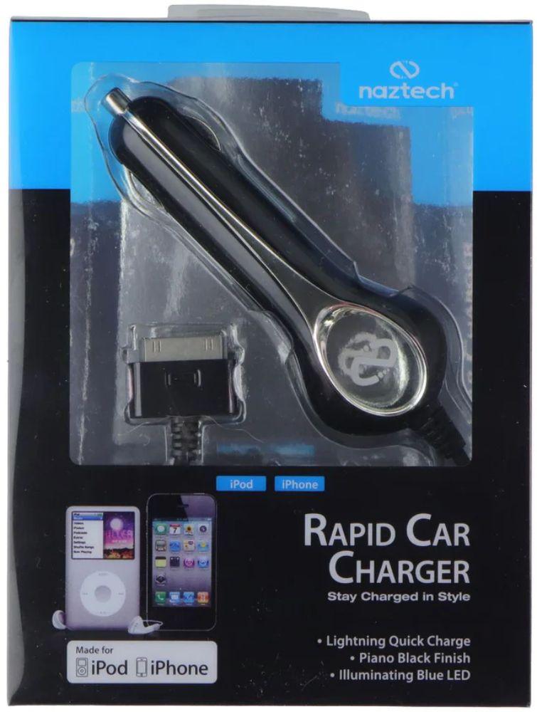 Refurbished NAZTECH Rapid Car Charger for Apple iPod/iPhone 4 - Reebelo Ireland