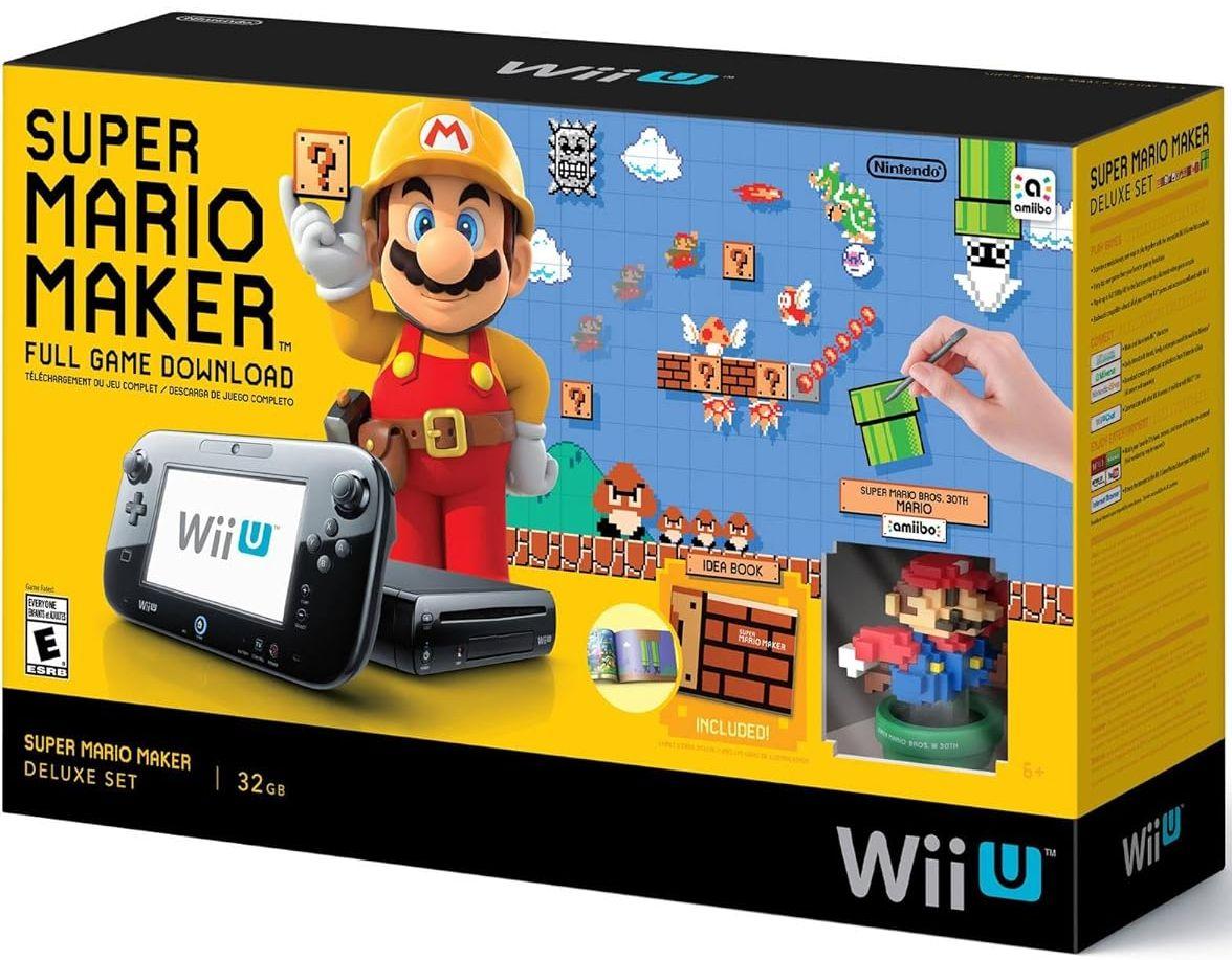 Refurbished Nintendo Super Mario Maker Deluxe Set Wii U Console - Reebelo Ireland