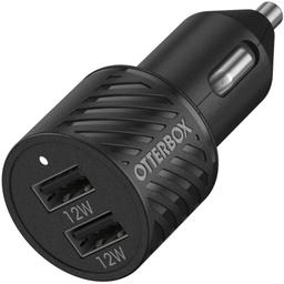 Refurbished OtterBox USB-A Dual Port Car Charger (24W) - Reebelo Ireland