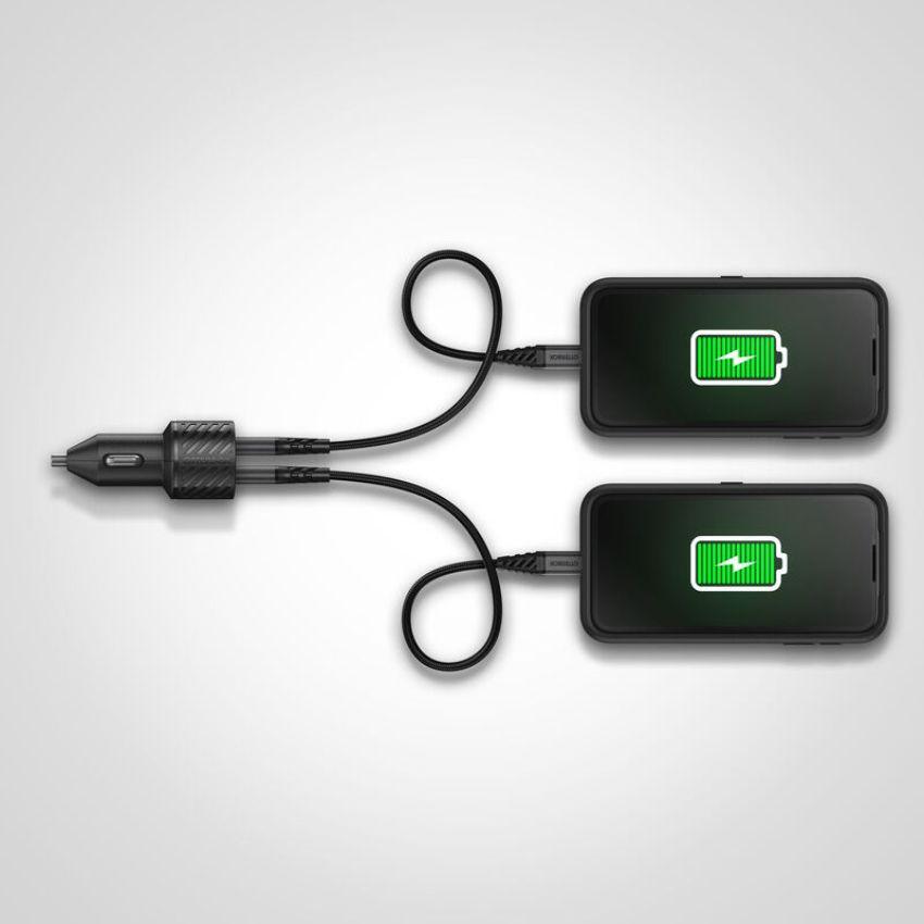 Refurbished OtterBox USB-A Dual Port Car Charger (24W) - Reebelo Ireland