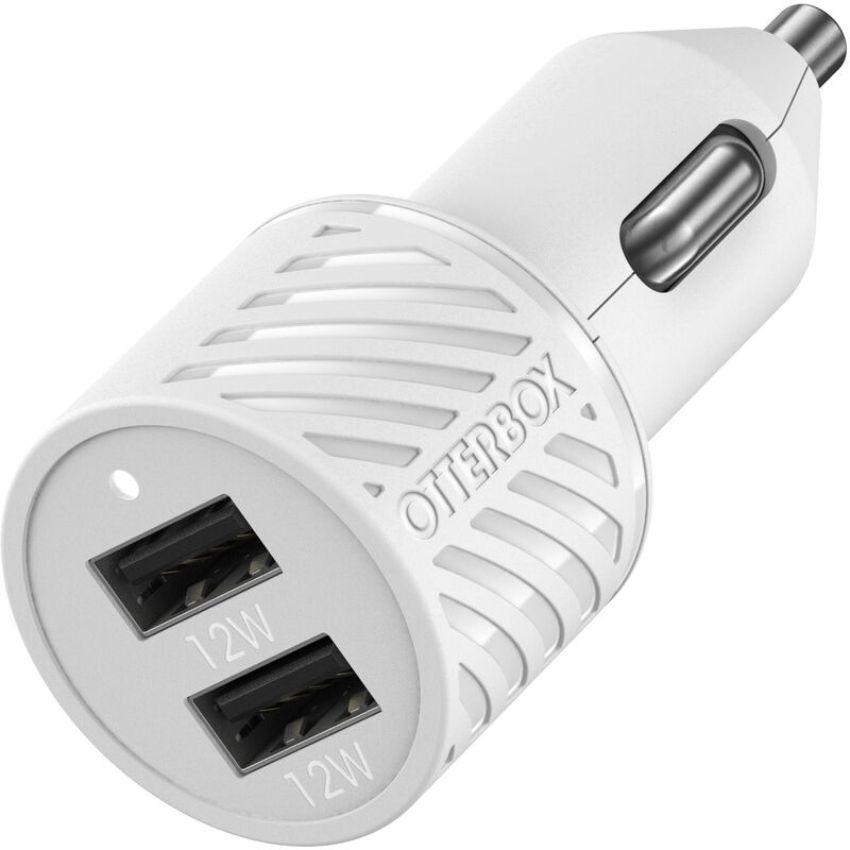 Refurbished OtterBox USB-A Dual Port Car Charger (24W) - Reebelo Ireland