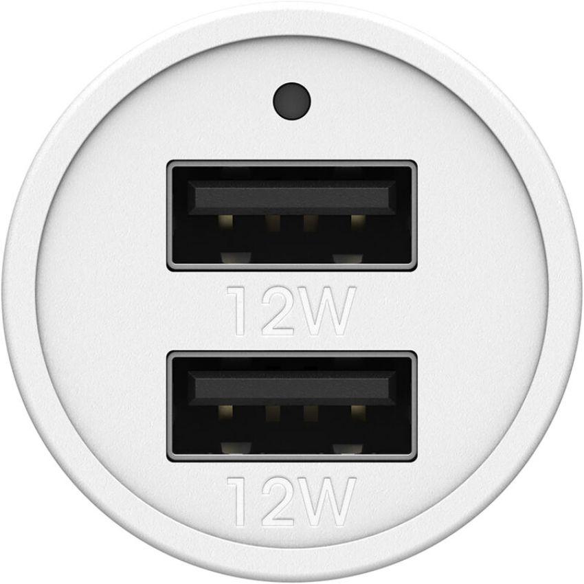 Refurbished OtterBox USB-A Dual Port Car Charger (24W) - Reebelo Ireland