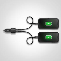 Refurbished OtterBox USB-A Dual Port Car Charger (24W) - Reebelo Ireland