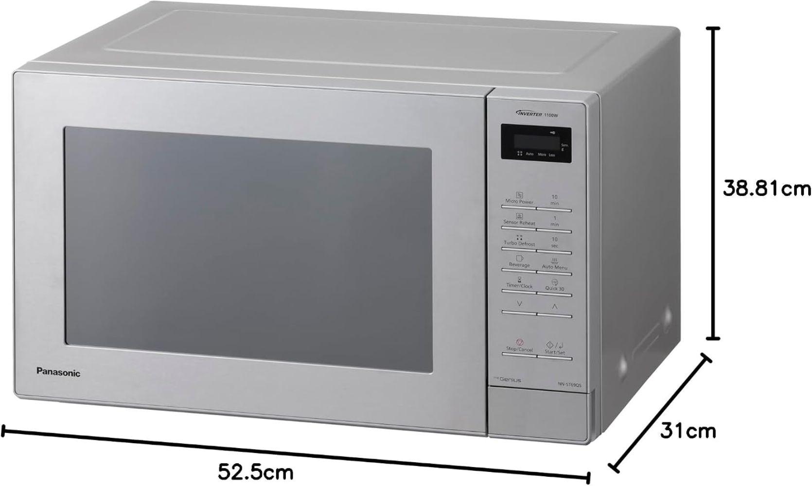 Refurbished Panasonic NN-ST69QS 32L 1100W Inverter Microwave - Reebelo Ireland