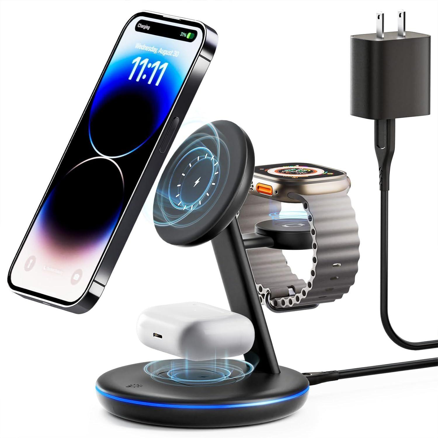 Refurbished Pexxus 3 in 1 Charging Station for Apple Devices - Reebelo Ireland