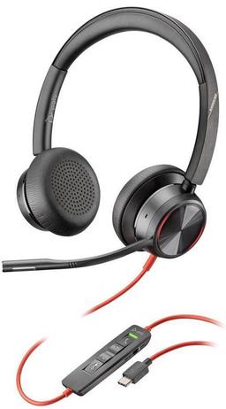 Refurbished Poly Blackwire 8225 USB-C Stereo Wired Headset - Reebelo Ireland