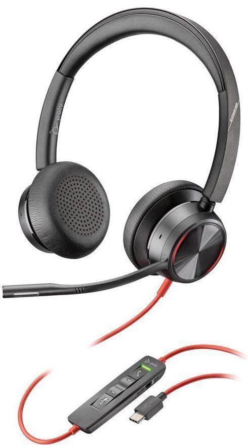 Refurbished Poly Blackwire 8225 USB-C Stereo Wired Headset - Reebelo Ireland
