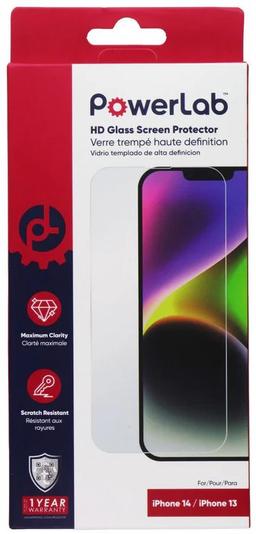 Refurbished PowerLab HD Glass Screen Protector for iPhone 14/13 - Reebelo Ireland