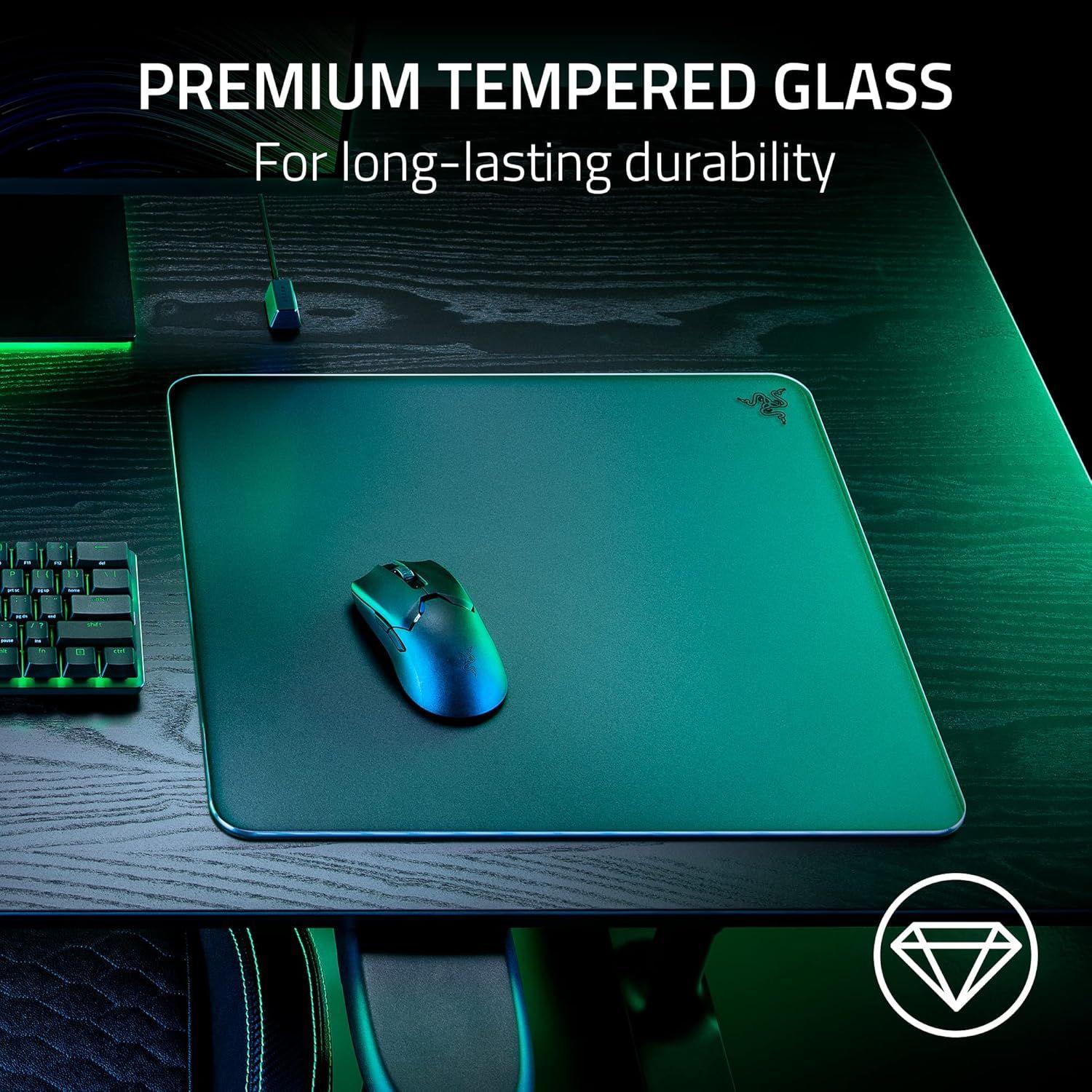 Refurbished Razer Atlas Tempered Glass Gaming Mouse Mat - Reebelo Ireland
