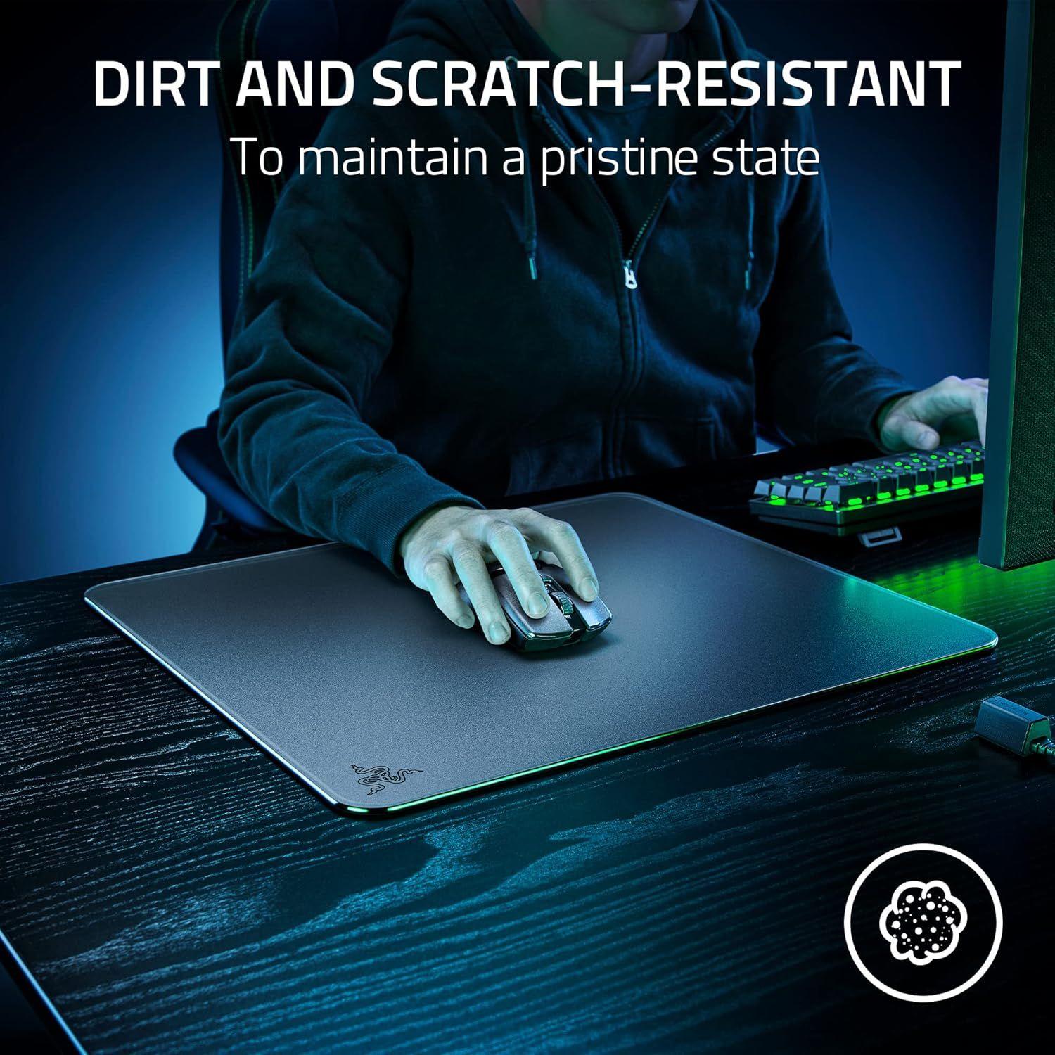 Refurbished Razer Atlas Tempered Glass Gaming Mouse Mat - Reebelo Ireland
