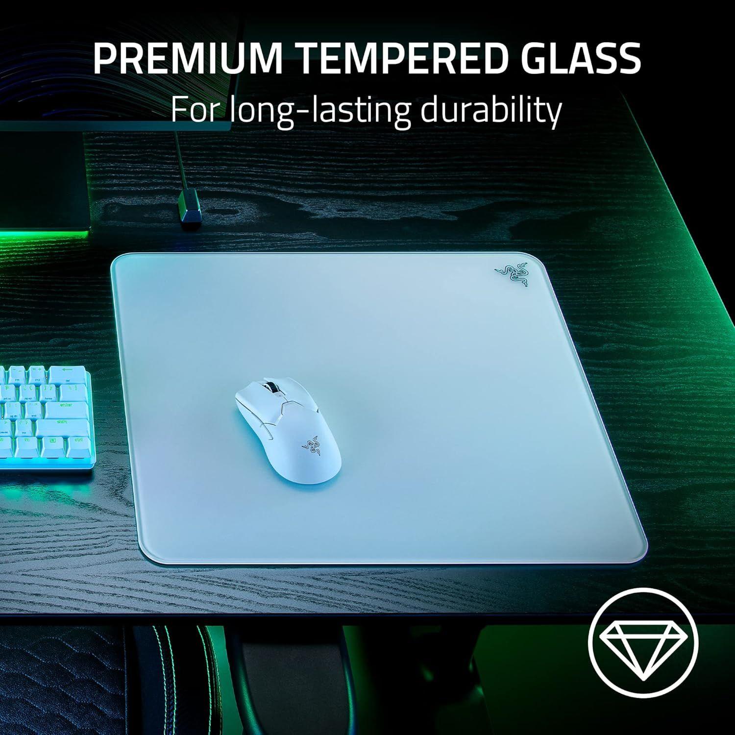 Refurbished Razer Atlas Tempered Glass Gaming Mouse Mat - Reebelo Ireland