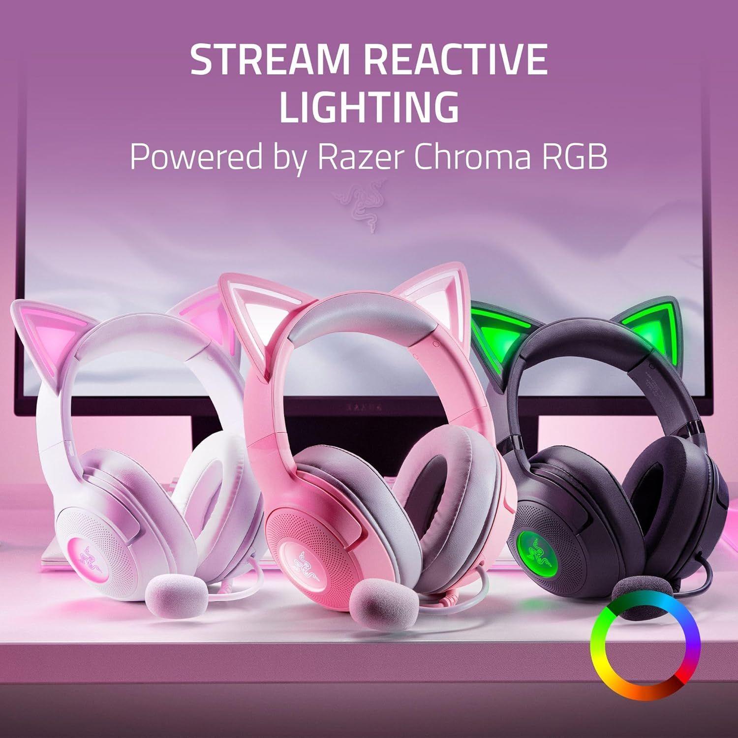 Refurbished Razer Kraken Kitty Edition V2 Wired Gaming Headset - Reebelo Ireland