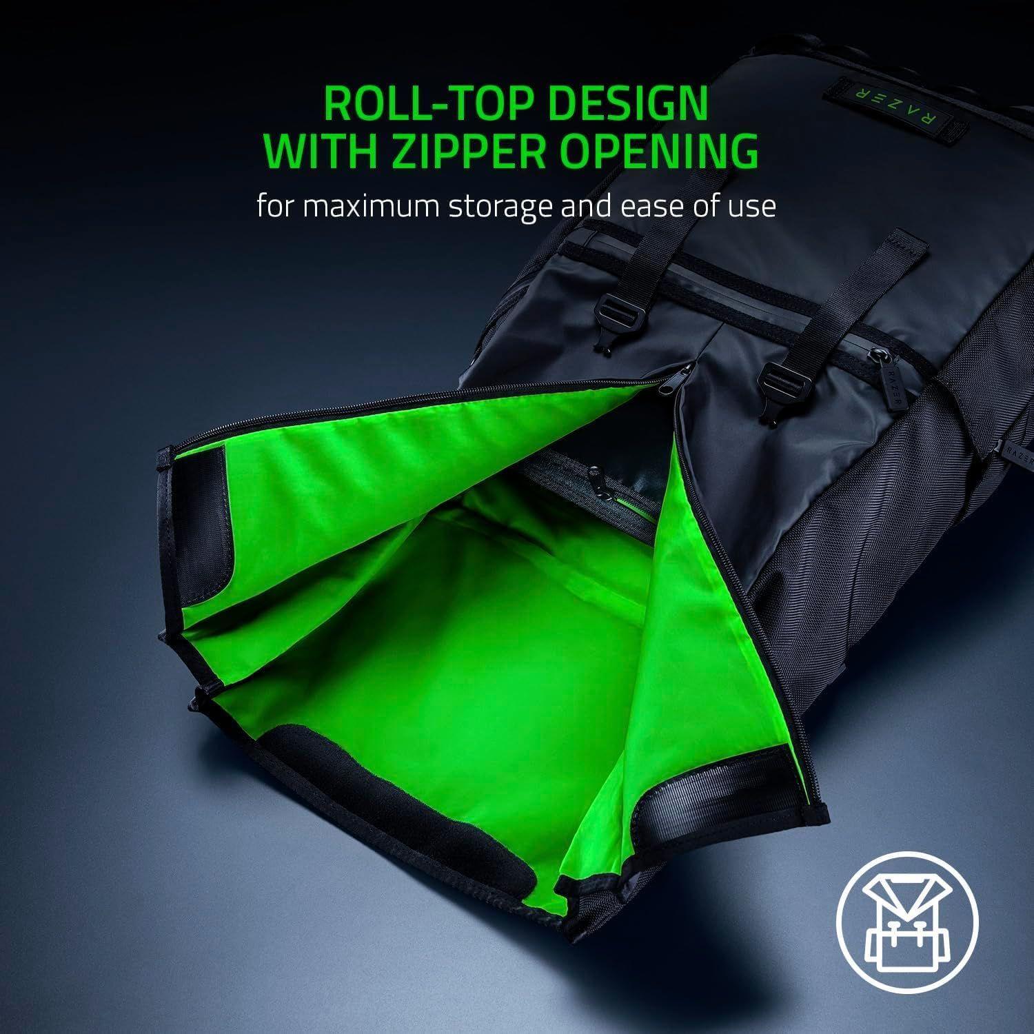 Refurbished Razer Recon 15-inch Rolltop Backpack - Reebelo Ireland