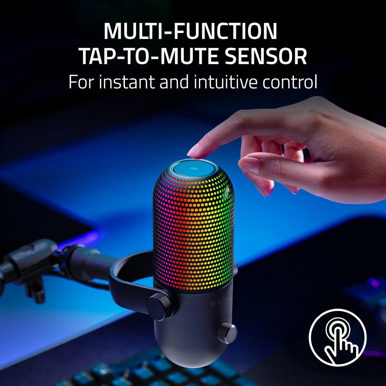 Refurbished Razer Seiren V3 Chroma Condenser USB Microphone   - Reebelo Ireland