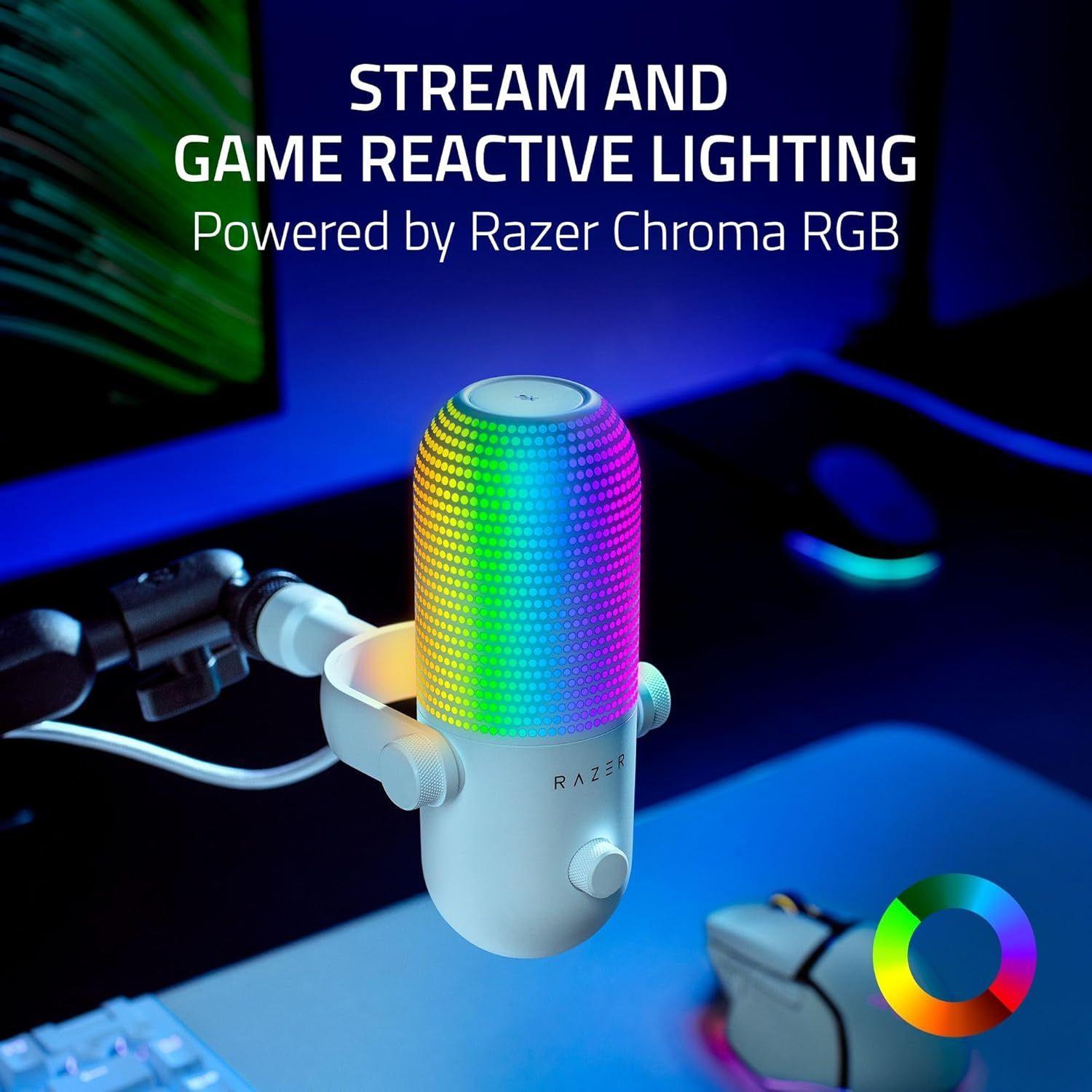 Refurbished Razer Seiren V3 Chroma Condenser USB Microphone   - Reebelo Ireland