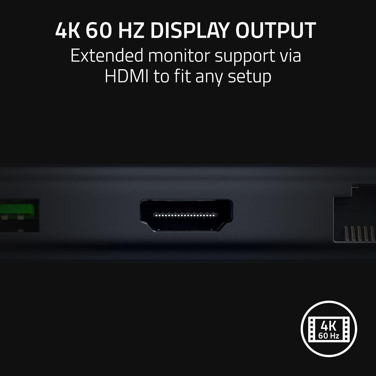 Refurbished Razer USB-C Dock 11 Port Docking Station for Laptops - Reebelo Ireland