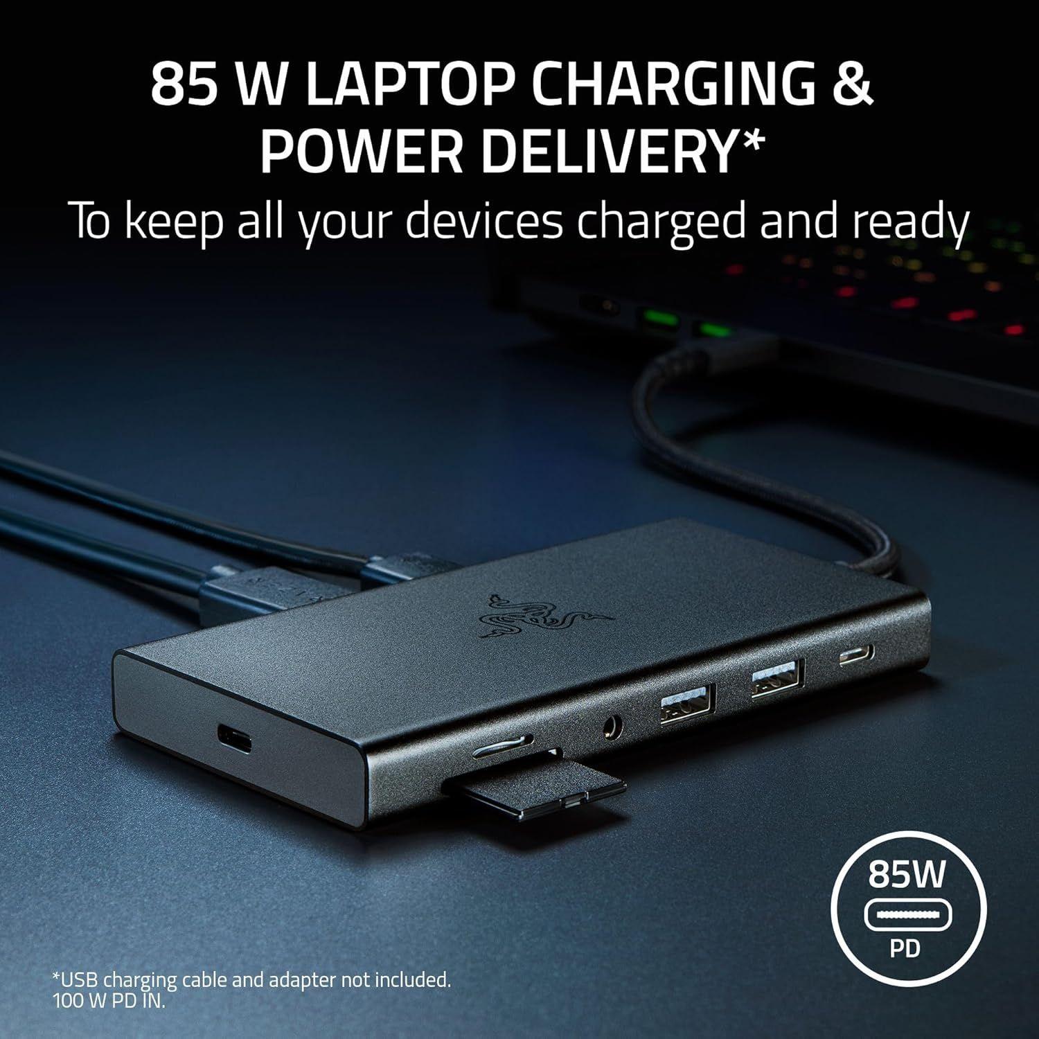 Refurbished Razer USB-C Dock 11 Port Docking Station for Laptops - Reebelo Ireland