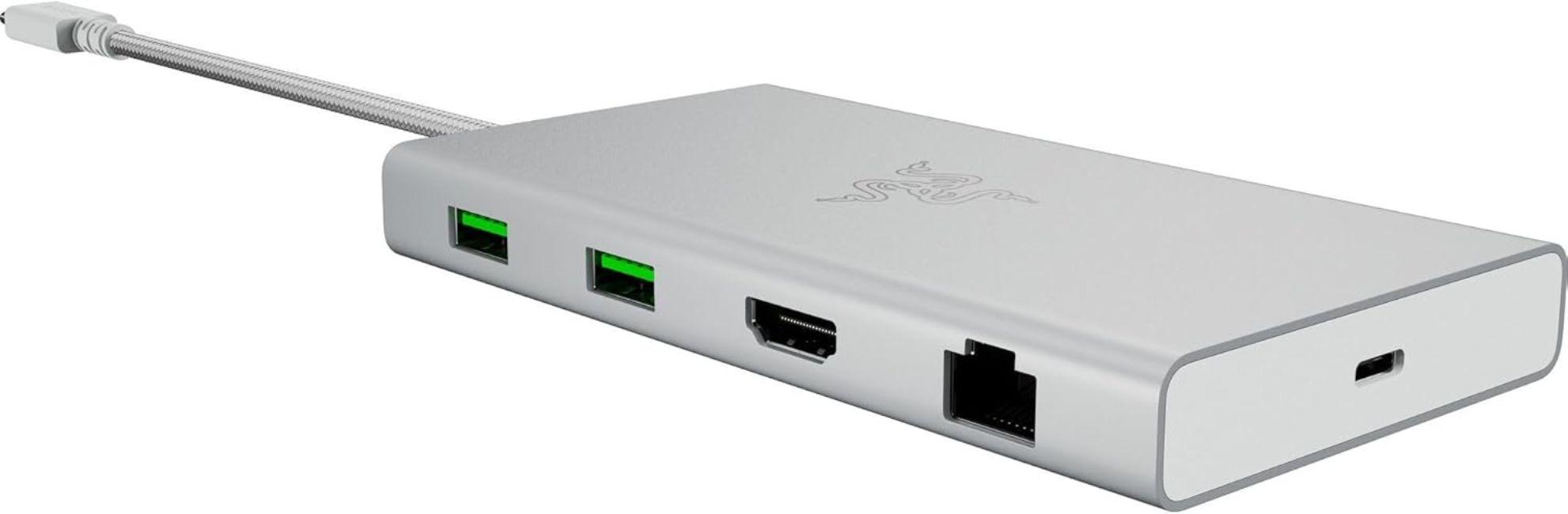 Refurbished Razer USB-C Dock 11 Port Docking Station for Laptops - Reebelo Ireland