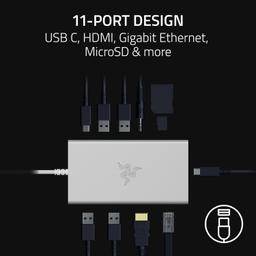 Refurbished Razer USB-C Dock 11 Port Docking Station for Laptops - Reebelo Ireland