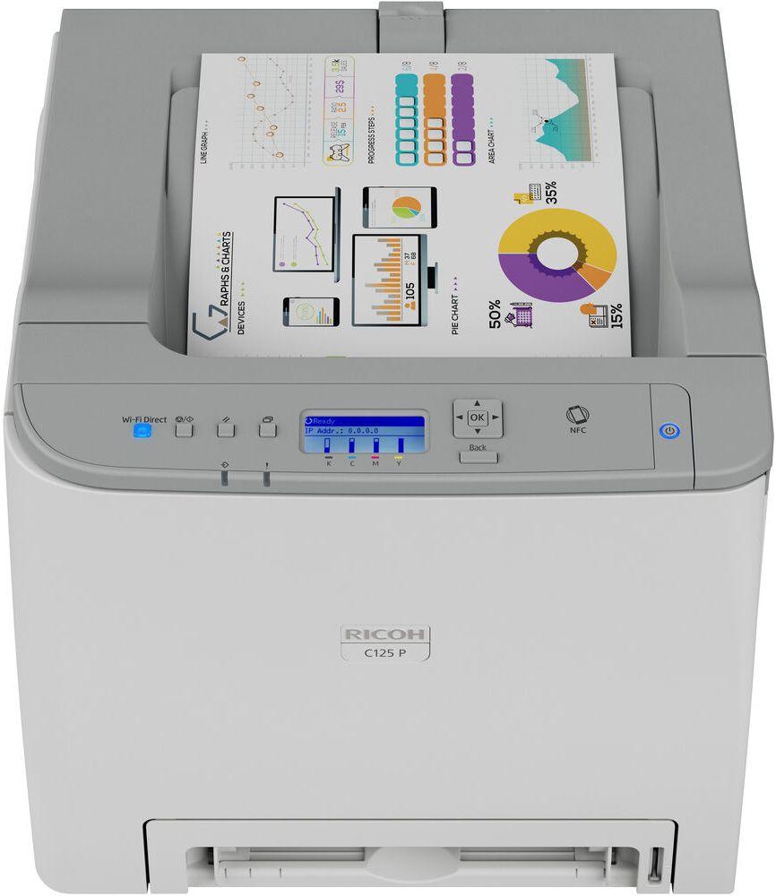Refurbished RICOH C125 P Color Laser Printer - Reebelo Ireland