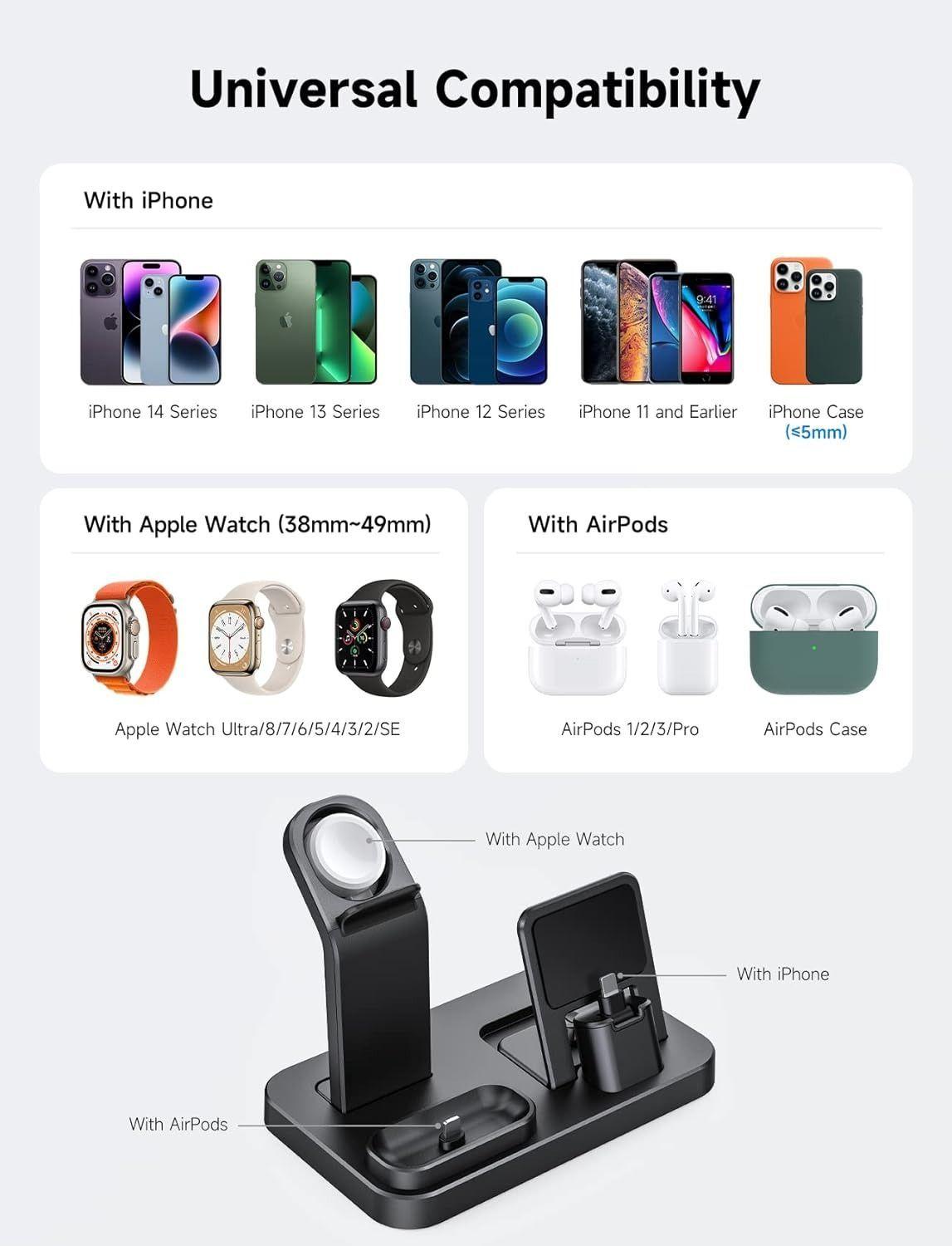 Refurbished RJR Updated 3 in 1 Charging Station for Apple Devices - Reebelo Ireland