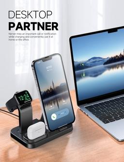 Refurbished RJR Updated 3 in 1 Charging Station for Apple Devices - Reebelo Ireland