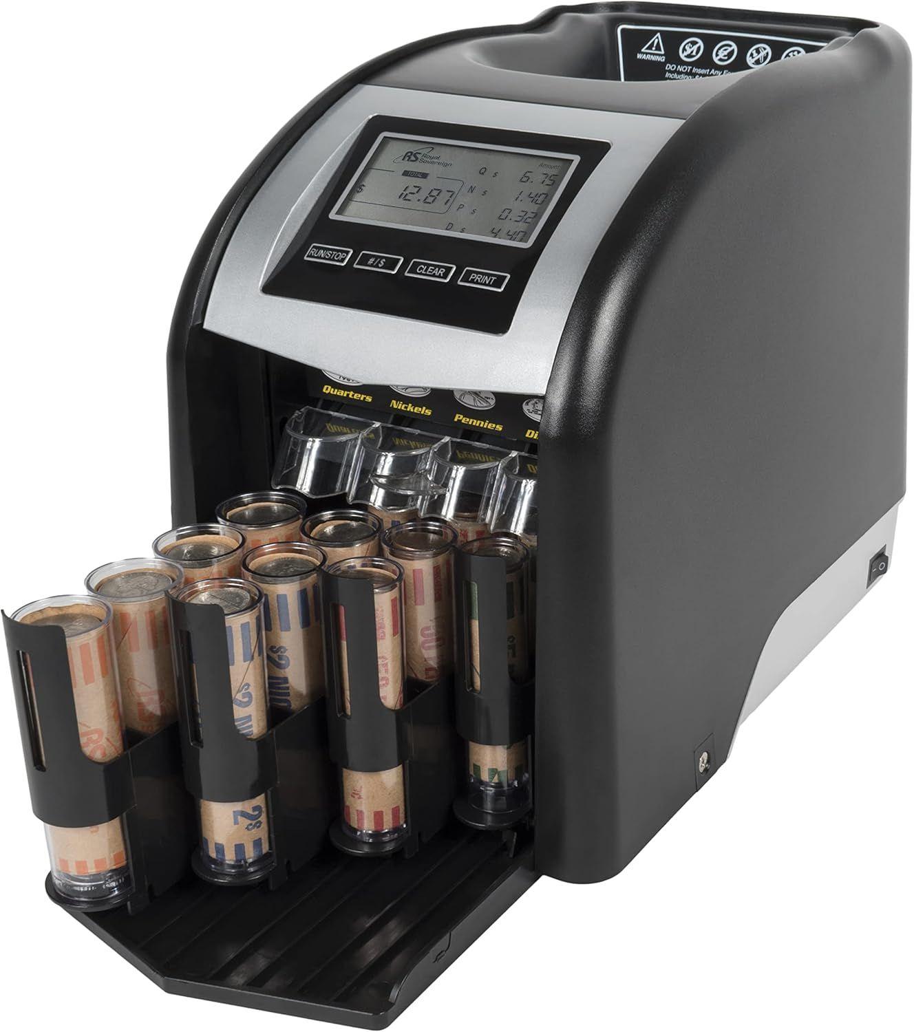 Refurbished Royal Sovereign Digital 4-Row Electric Coin Sorter - Reebelo Ireland