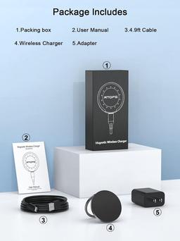 Refurbished RTOPS Magnetic Wireless Charger - Reebelo Ireland