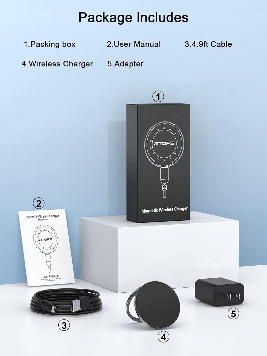 Refurbished RTOPS Magnetic Wireless Charger - Reebelo Ireland