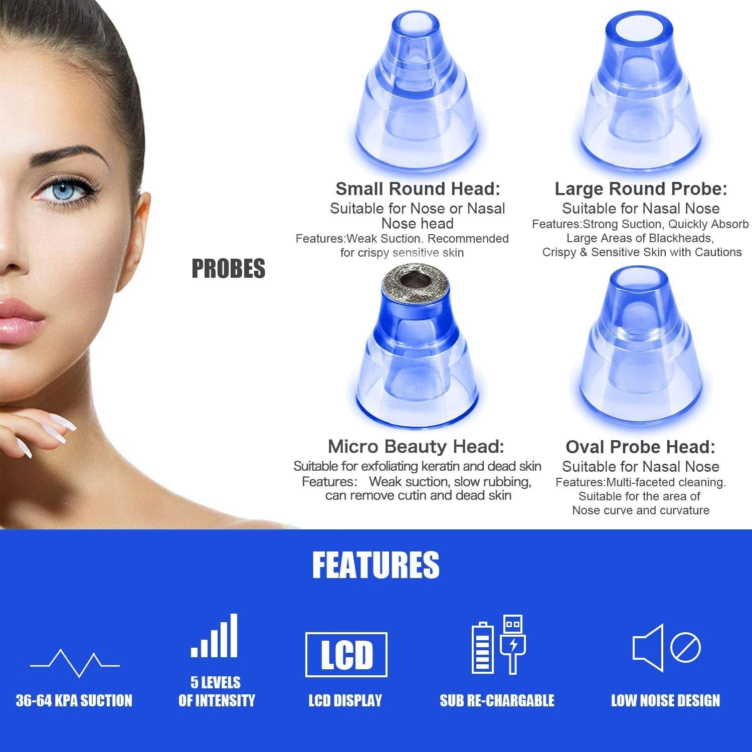 Refurbished SACATO HTY-2 Blackhead Remover Pore Vacuum - Reebelo Ireland