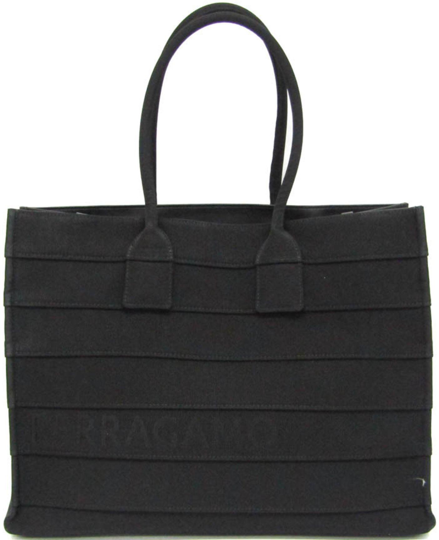 Refurbished Salvatore Ferragamo Canvas Tote Bag - Reebelo Ireland