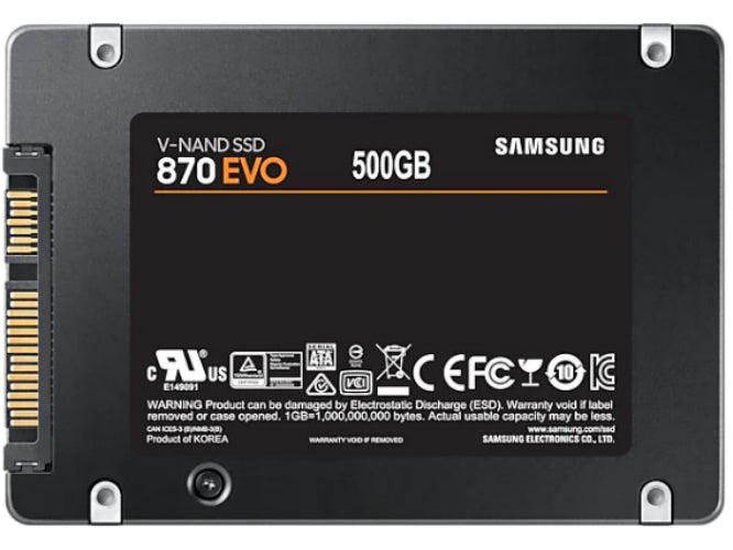 Refurbished Samsung 870 EVO SATA III 2.5" 500GB Internal SSD - Reebelo Ireland