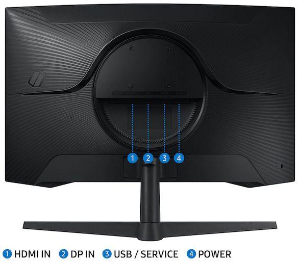 Refurbished Samsung Odyssey G55C Curved Gaming Monitor 27" - Reebelo Ireland