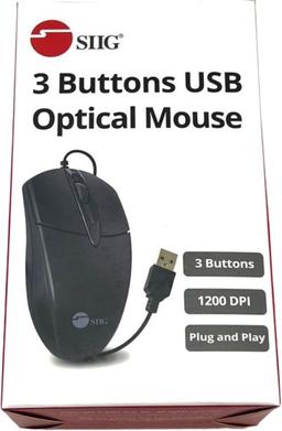 Refurbished SIIG 3 Buttons USB Optical Mouse - Reebelo Ireland