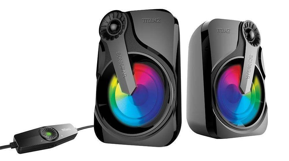 Refurbished Sonicgear Titan 2 2.0 USB Multi Color Led Speaker - Reebelo Ireland