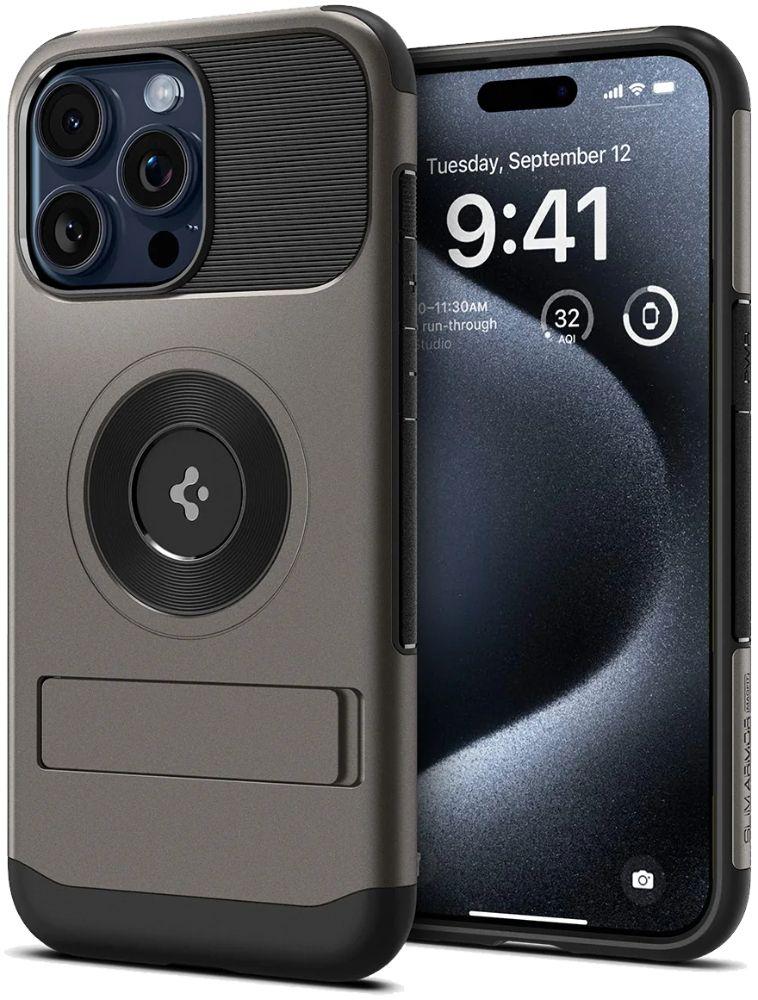 Refurbished Spigen Slim Armor (MagFit) Phone Case for iPhone 15 Pro - Reebelo Ireland