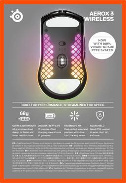 Refurbished SteelSeries Aerox 3 Wireless Gaming Mouse - Reebelo Ireland