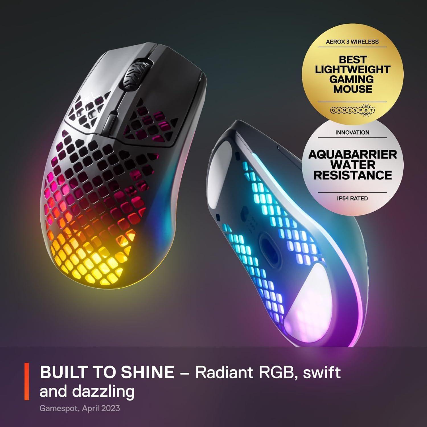 Refurbished SteelSeries Aerox 3 Wireless Gaming Mouse - Reebelo Ireland