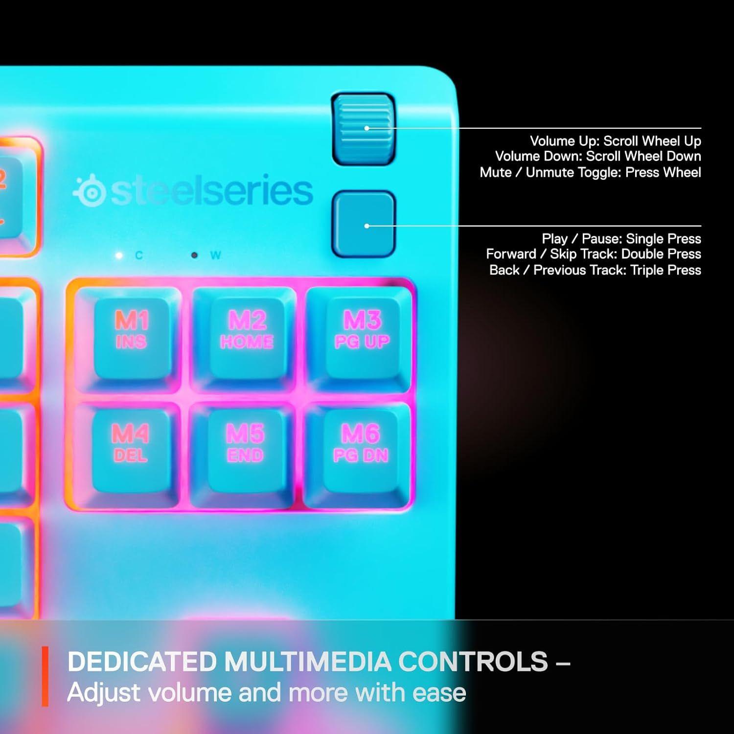 Refurbished SteelSeries Apex 3 TKL Wired RGB Lighting Gaming Keyboard - Reebelo Ireland