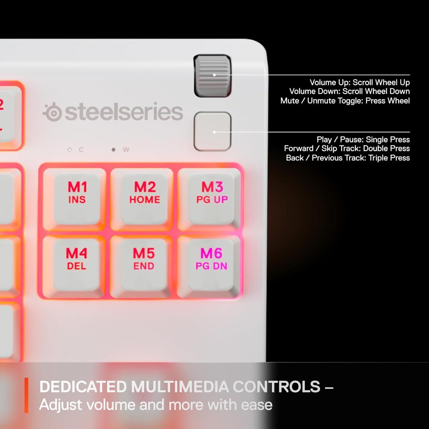 Refurbished SteelSeries Apex 3 TKL Wired RGB Lighting Gaming Keyboard - Reebelo Ireland