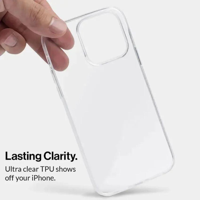 Refurbished TechUp Gemshell Clear Phone Case for iPhone 15 Pro - Reebelo Ireland