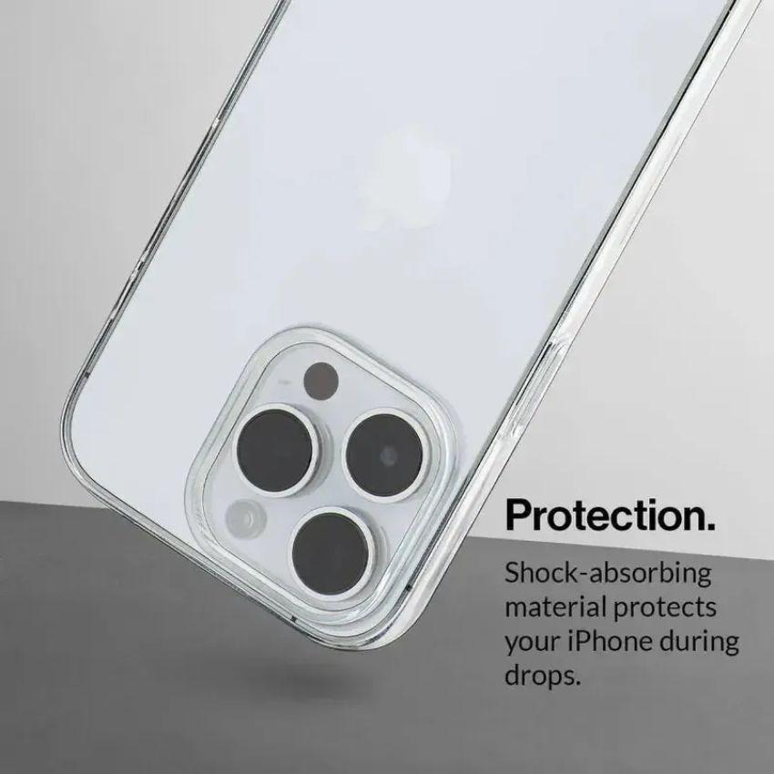 Refurbished TechUp Gemshell Clear Phone Case for iPhone 15 Pro - Reebelo Ireland