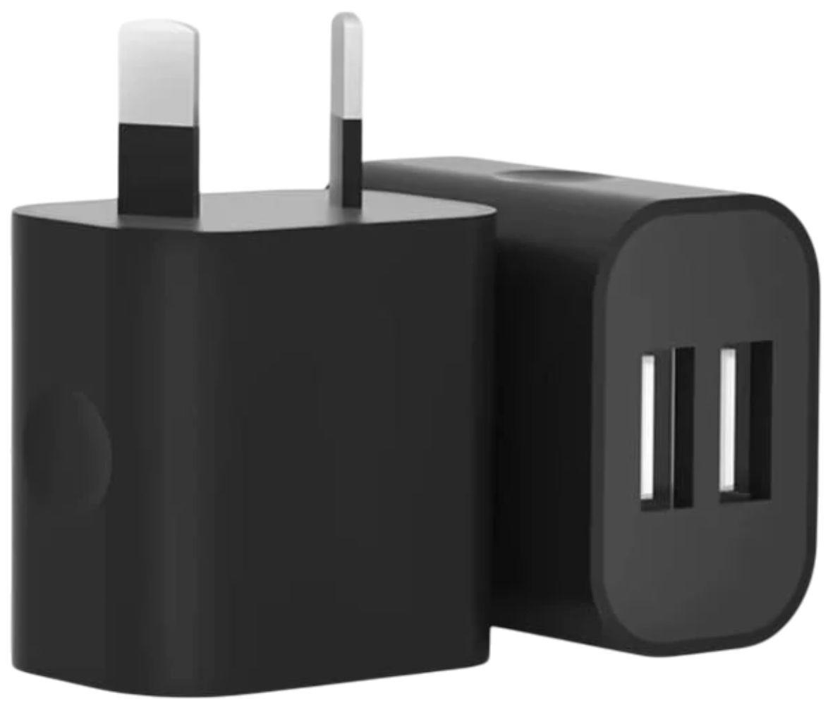 Refurbished That Watch Shop Dual USB Power Adapter Wall Plug (NZ / AU)  - Reebelo Ireland