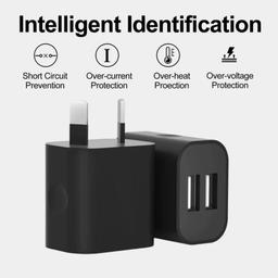 Refurbished That Watch Shop Dual USB Power Adapter Wall Plug (NZ / AU)  - Reebelo Ireland